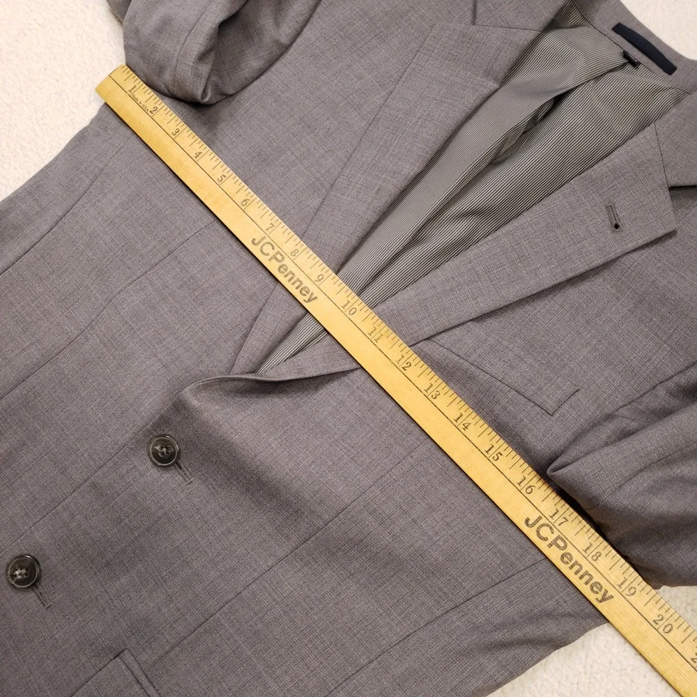 Jos. A. Bank Suit Jacket Mens 36R Gray Slim Fit 100% Wool Blazer 1905 Collection